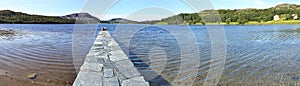 View of lake Hopen in Norway