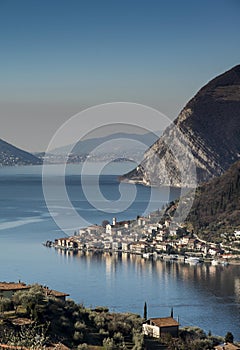 View of the Lake Iseo