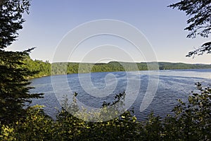 View of the lake in La Mauricie National Park photo