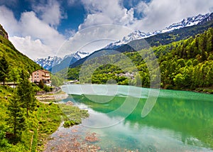 View of the lake near Frazione Pian della photo