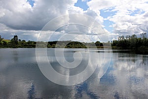 A view of a Lake near Moffatt