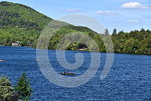 View of Lake Placid in New York State