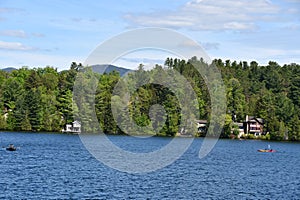 View of Lake Placid in New York State