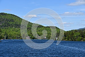 View of Lake Placid in New York State