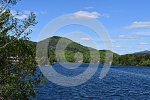 View of Lake Placid in New York State