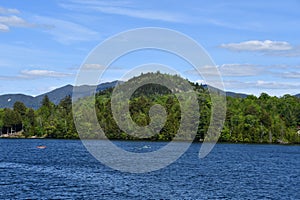 View of Lake Placid in New York State