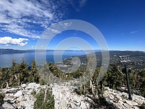 View of Lake Tahoe in California