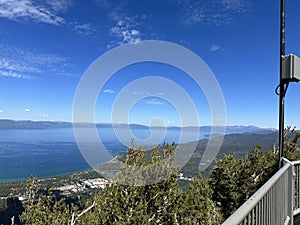 View of Lake Tahoe in California