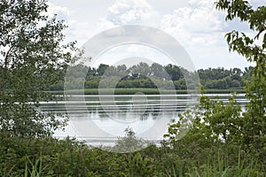 View on Lake Tisza