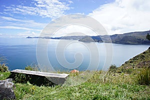 View Lake Titicaca Copacabana Bolivia