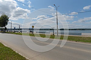 View of lake in Votkinsk, Russia