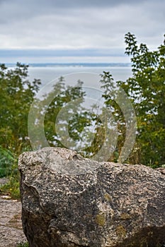 Lake Winnebago View From High Cliff State Park photo