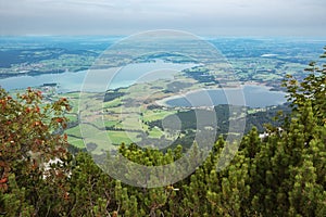 View of the lakes Ostallgau