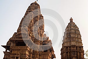 View of Lakshmana Temple in Khajuraho, India