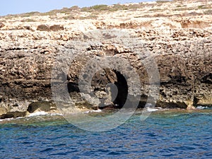 View of Lampedusa landscape