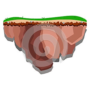View of land and subsoil