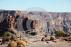 View of landscape in Grand Canyon National Park at USA