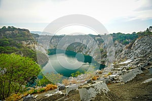 View landscape of grand canyon in Thailand on daytime in Chonburi, of thailand