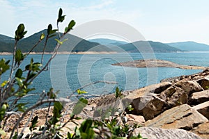 View of landscape at High Island Reservoir