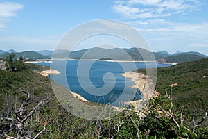 View of landscape at High Island Reservoir