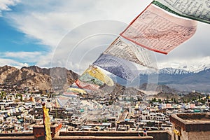 View of landscape in Leh Ladakh District ,Norther part of India