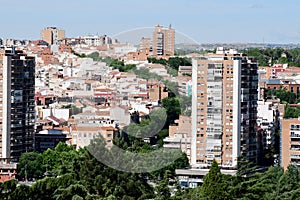 View of Landscape from Palacio Real de Madrid - Royal Palace of Madrid, Spain