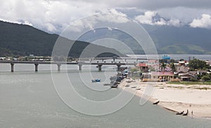 View of Lang Co town in Hue, Vietnam