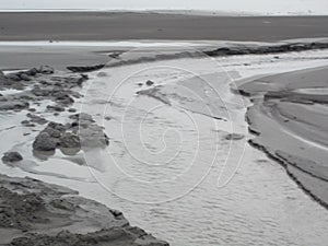 The view of Lapindo mudflow or lumpur Lapindo, East Java, Indonesia 2013