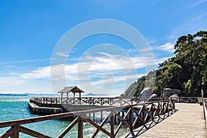 View of Laranjeiras Beach, Balneario Camboriu. Santa Catarina photo