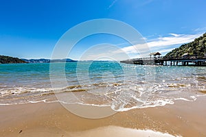 View of Laranjeiras Beach, Balneario Camboriu. Santa Catarina photo