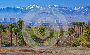 View of Las Vegas in Nevada