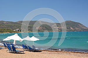 View of Latchi beach. Polis municipality. Cyprus photo