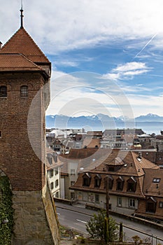 View of Lausanne from Cathedral