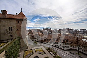 View of Lausanne from Cathedral