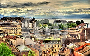 View of Lausanne from the Cathedral