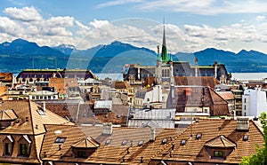 View of Lausanne from the Cathedral