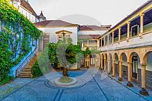 View of the law faculty at University of Coimbra, Portugal