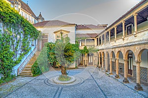 View of the law faculty at University of Coimbra, Portugal