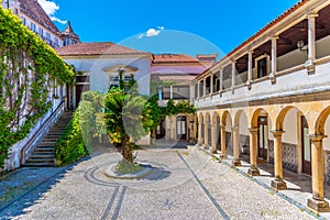 View of the law faculty at University of Coimbra, Portugal