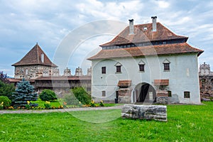 View of the Lazar castle in Lazarea, Romania