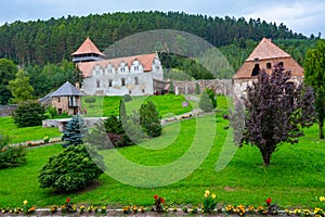 View of the Lazar castle in Lazarea, Romania