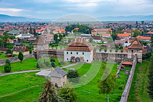 View of the Lazar castle in Lazarea, Romania