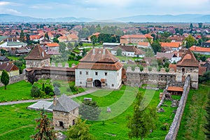 View of the Lazar castle in Lazarea, Romania