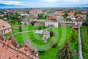 View of the Lazar castle in Lazarea, Romania