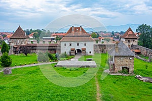 View of the Lazar castle in Lazarea, Romania