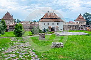 View of the Lazar castle in Lazarea, Romania