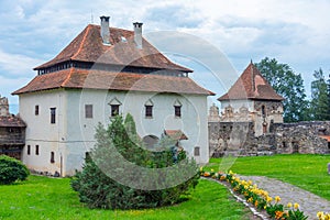 View of the Lazar castle in Lazarea, Romania