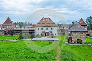 View of the Lazar castle in Lazarea, Romania