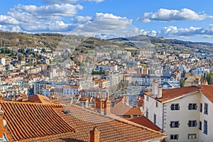 View of Le Puy-en-Velay, France