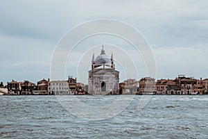 View of Le Zitelle church on Giudecca island in Venice, Italy photo